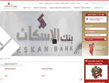 Tablet Screenshot of eskanbank.com